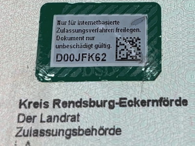 Sicherheitscode (7 Stellig)